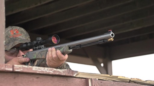 CVA .50 cal. Optima V1 SS / Camo Black Powder Muzzleloader Rifle with Scope - image 2 from the video